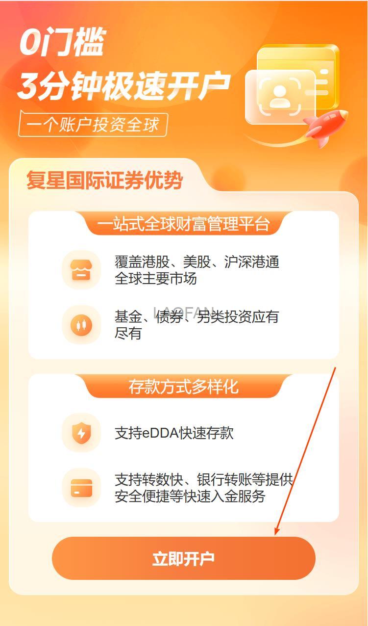 复星国际证券港美股账户开户及香港银行绑定、港币美元入金完整教程| 老范跨境