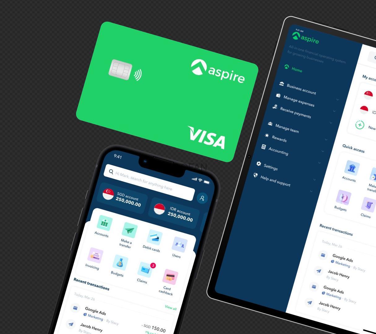 免费为自己的公司打造一个香港电子美元账户,收款满5万港币送1000HKD,Aspire企业支出还有1%现金返现| 老范跨境