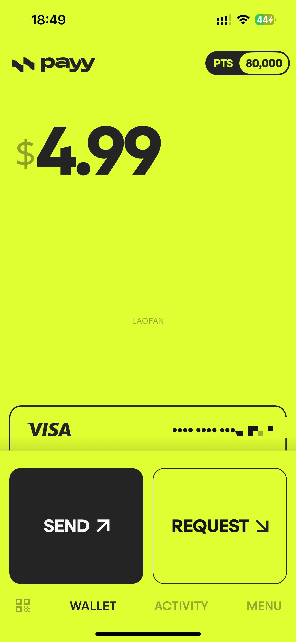 U卡实测:Payy发光卡USDC加密货币VISA卡如何充值转账、拿积分、备份/恢复及消费使用实测| 老范跨境